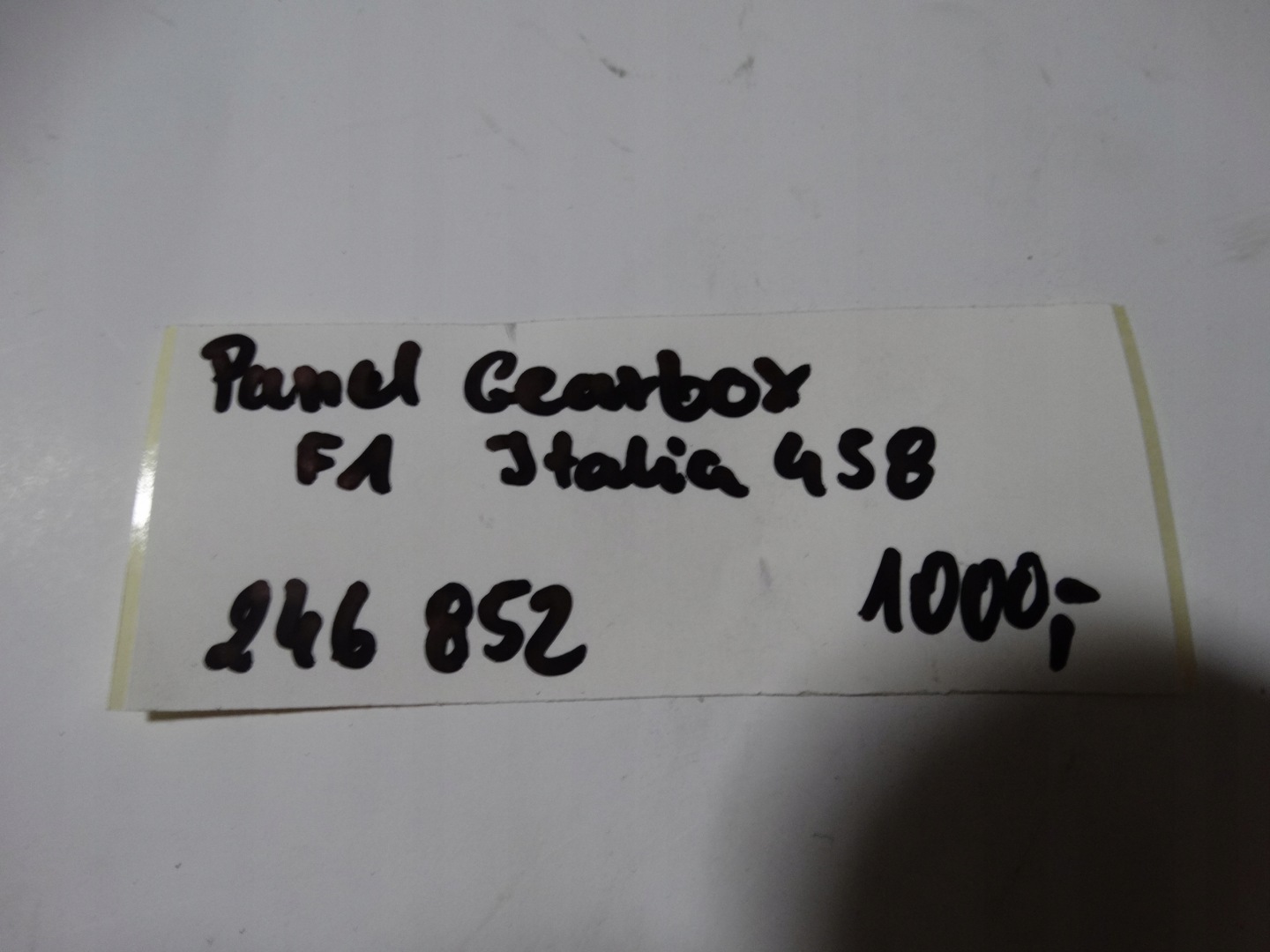IDEALNY PANEL GEARBOX F1 FERRARI ITALIA 458 1