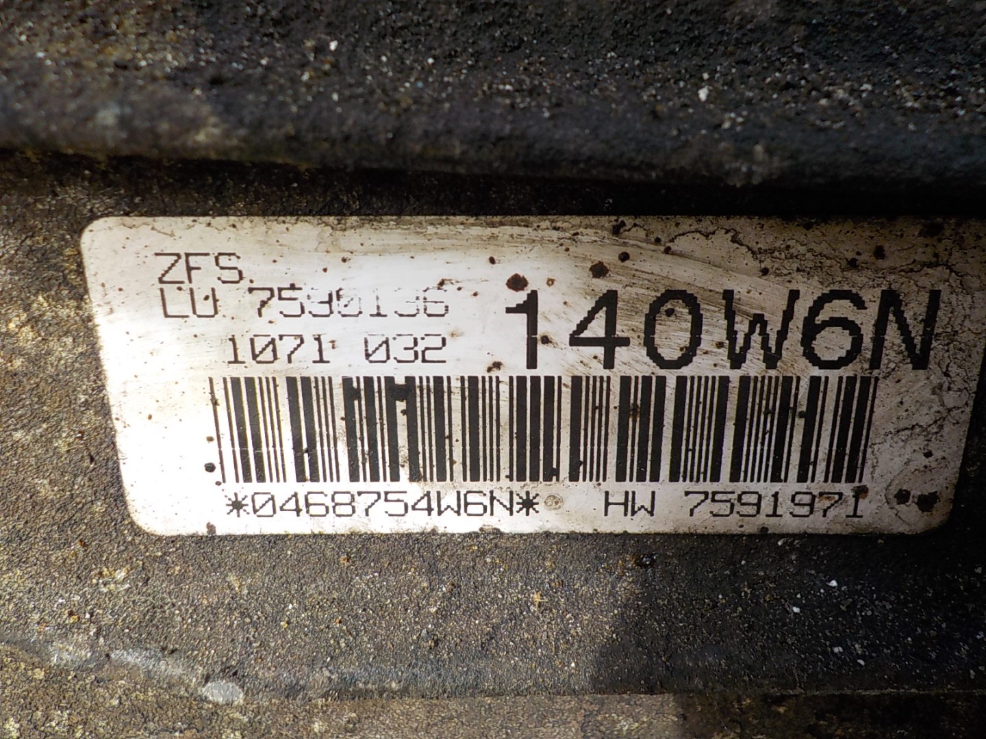 BMW E91 3.0B ORG CAMBIO 6HP-21 7590136