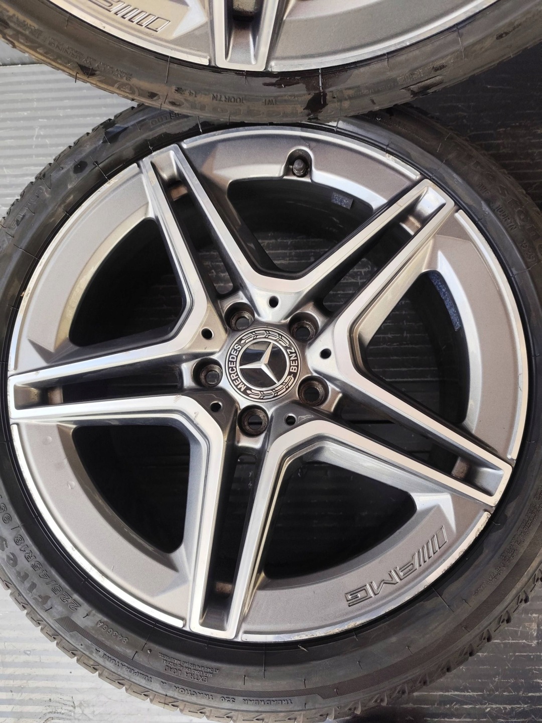 MERCEDES CLA W118 wheels discs ALU 225/45/18 KOMPLET DEMONTAZ