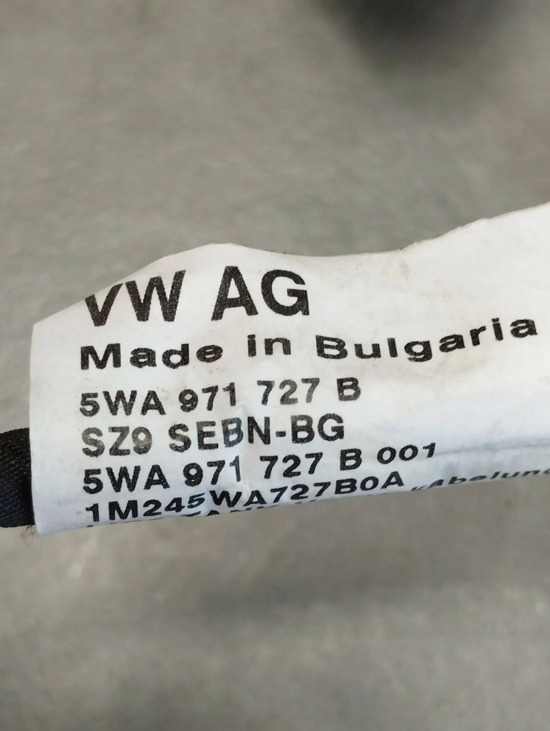 Audi S3 A3 8Y bundle PRZEWODOW tanks 5WA971727B