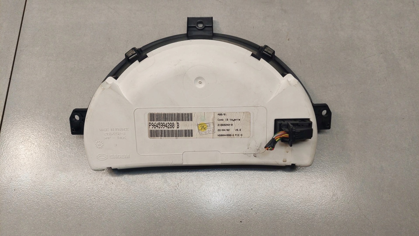 dials dials CITROEN C3 and 1.4 B P9645994280B