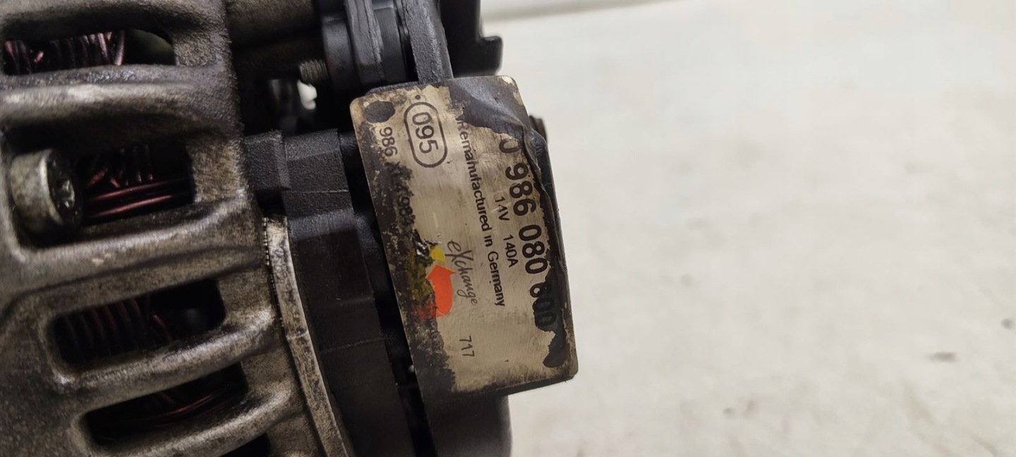 alternator VW Touran and LIFT 1,4 TSI