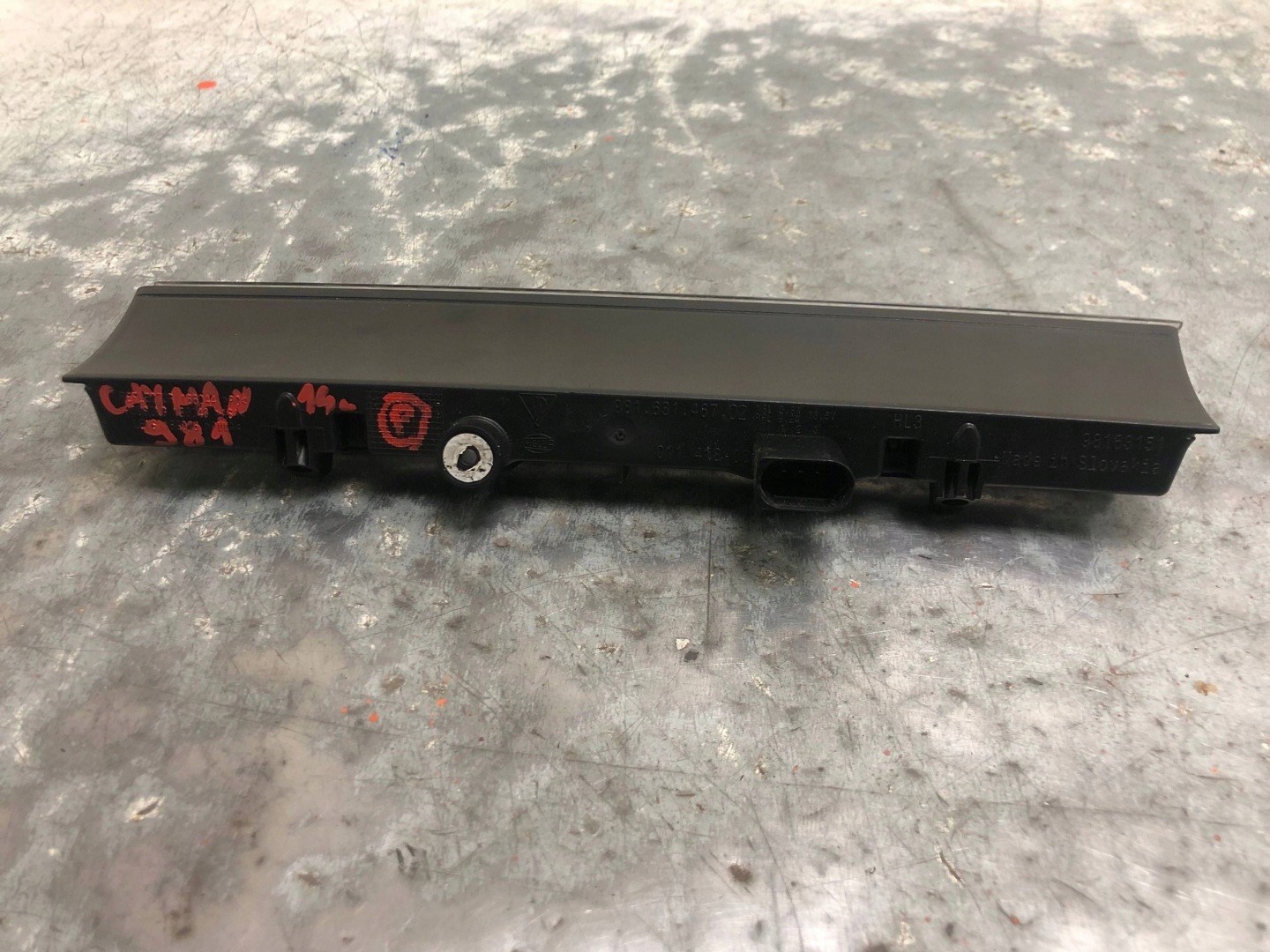 light light reversing reverse PORSCHE CAYMAN 981 98163146702