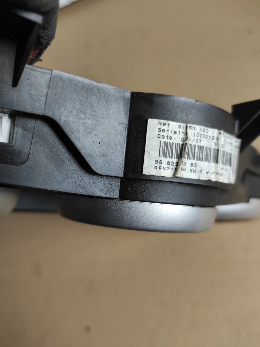 dials dials PEUGEOT 207 Europa 9662903880