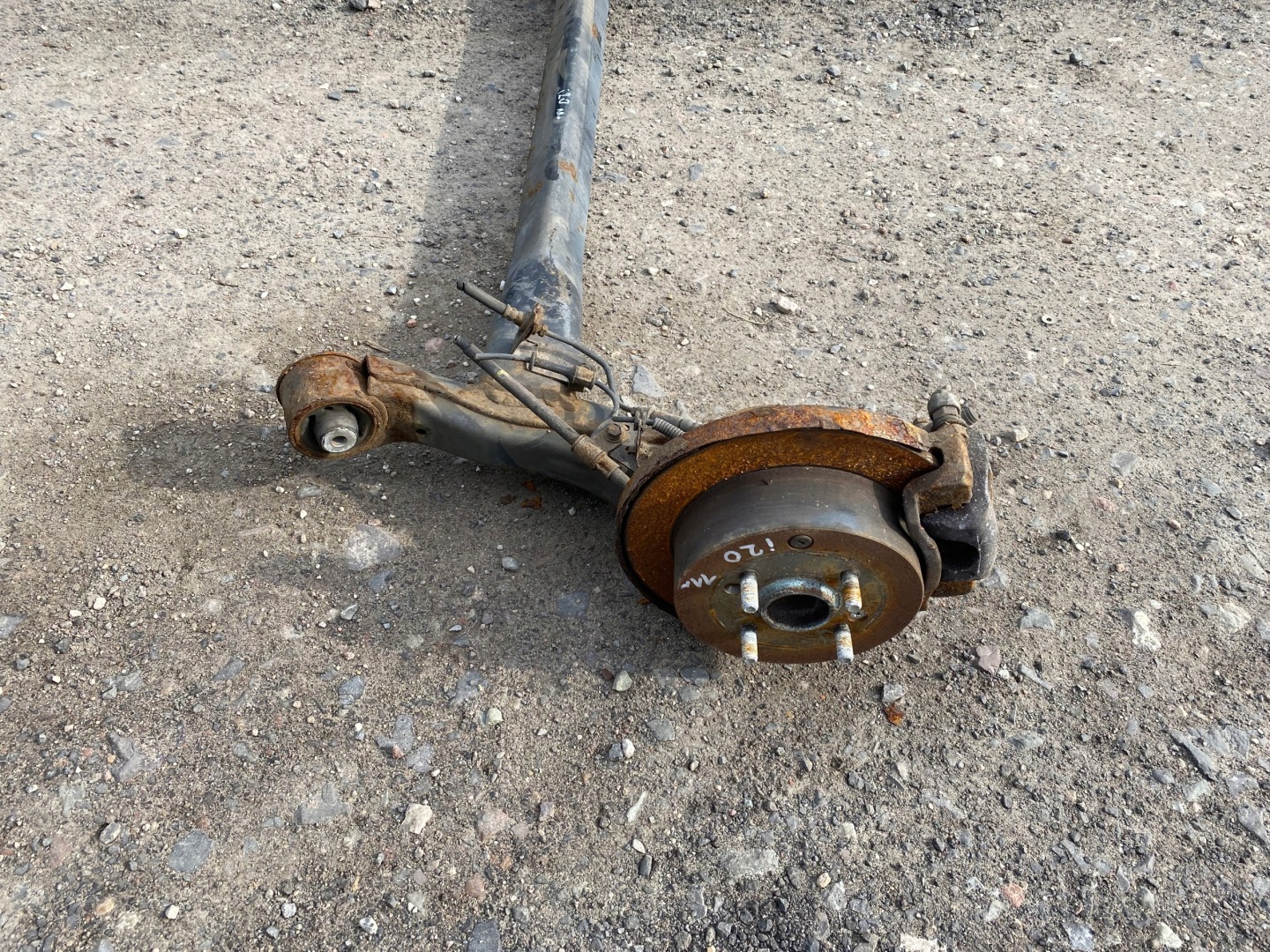 HYUNDAI i20 5D sider sususpension rear part axis discs