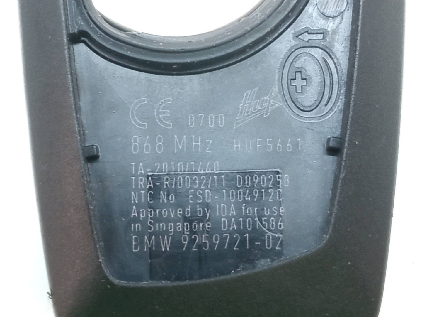 key PILOT 9259721 Bmw Seria 5 VI (2010- ) F07/10/11