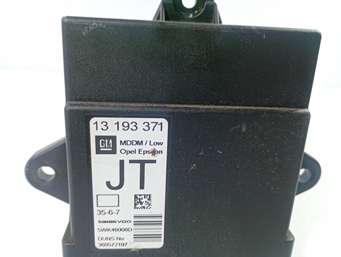 Unité commande confort OE 13193371 Opel Vectra C 02-08