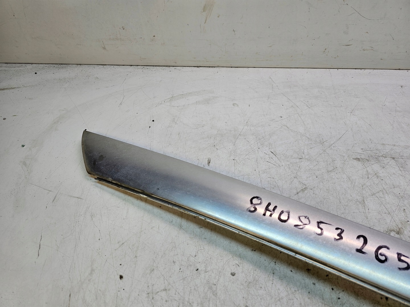 moulding windows CZOLOWEJ left CHROM AUDI A4 B6 B7 CABRIO 8H0853265