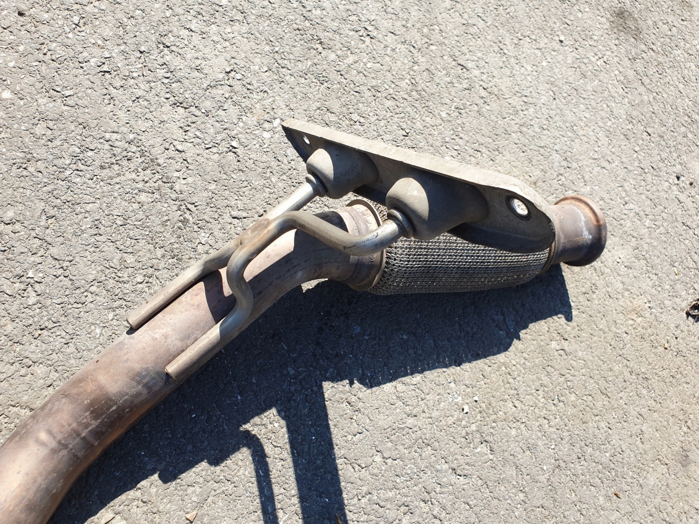 pipe exhaust PLECIONKA throttle flap holder VW PASSAT B8 3G OE