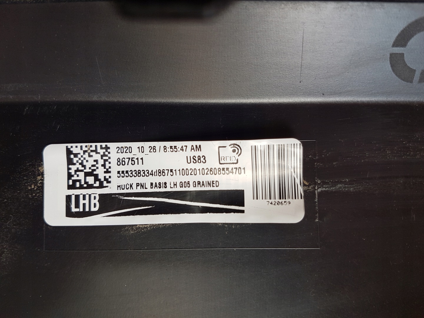 moulding threshold left BMW X5 G05 7420659