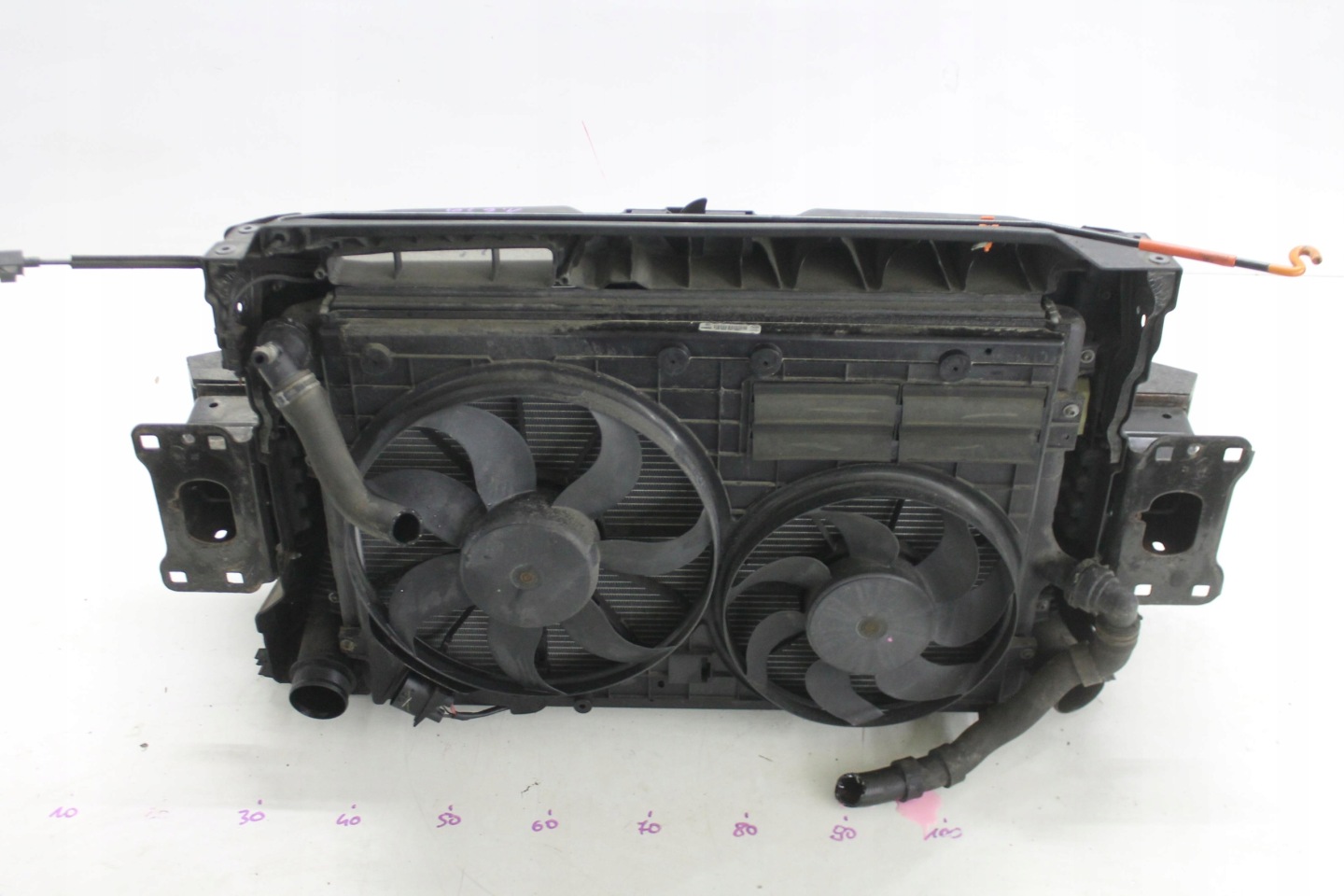 support panel for radiators radiator KOMPLET VW JETTA VI 5C 1.6 TDI 10-14