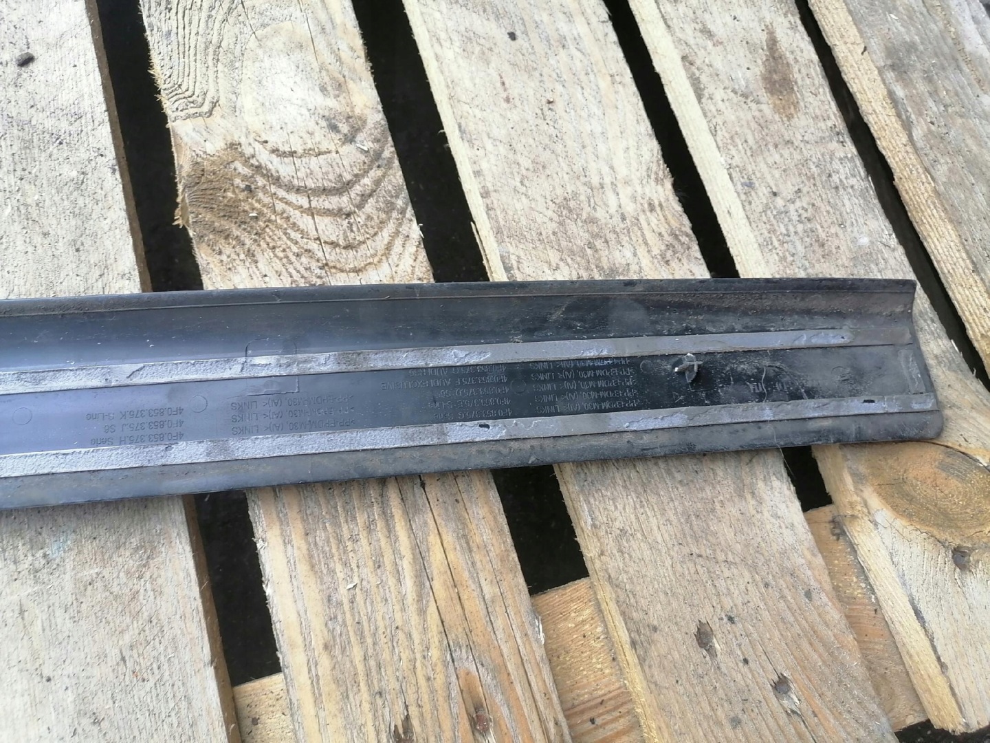 AUDI A6 C6 LIFT sedan mouldings threshold S-LINE 4F0853