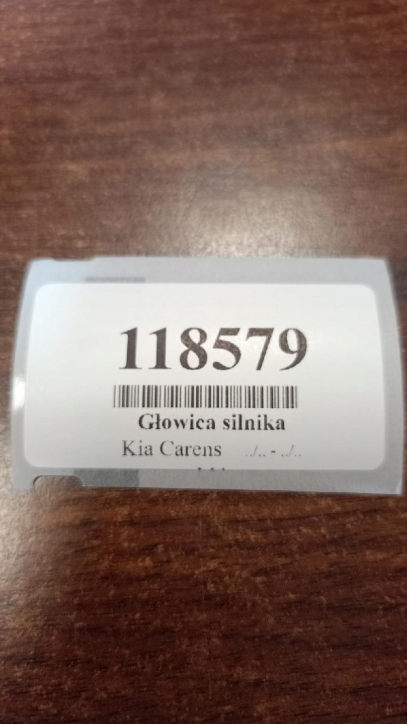 KIA CARENS 1.8 TESTATA Motore K2N5