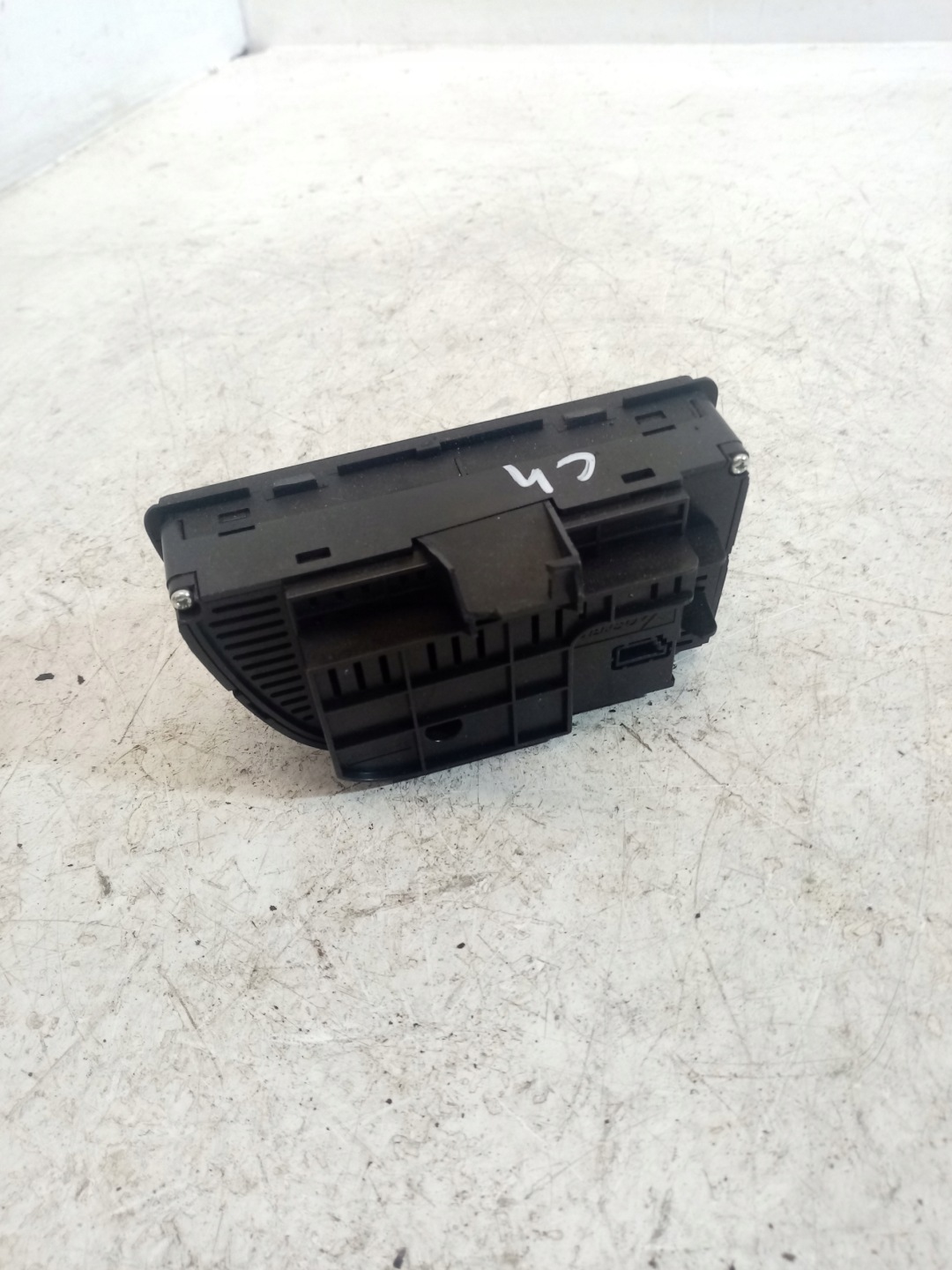 control panel air conditioning devices CITROEN C4 PICASSO 1 9650868977-00