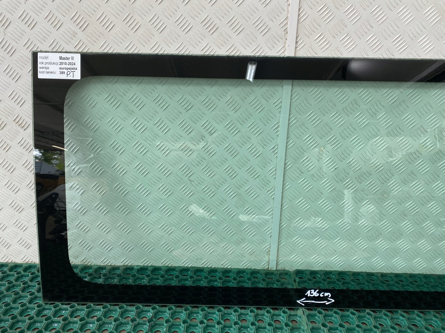 RENAULT MASTER III MOVANO B window bodywork side rear right rear part 136CM