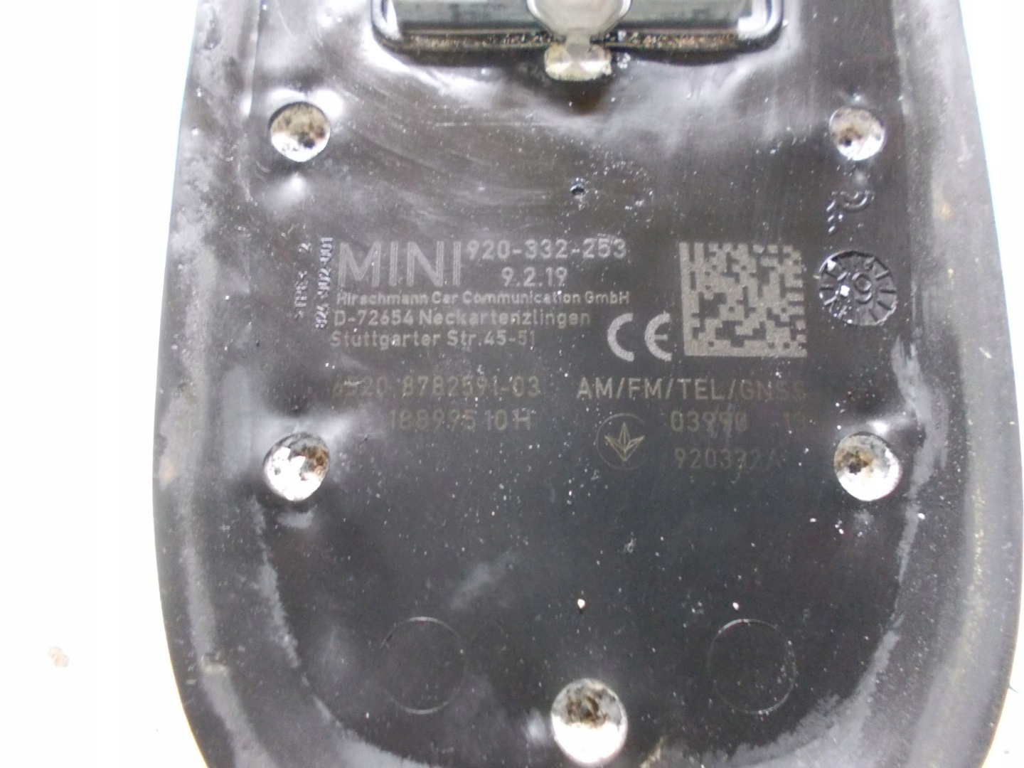 MINI COUNTRYMAN 19R Antenne Toit 8782591