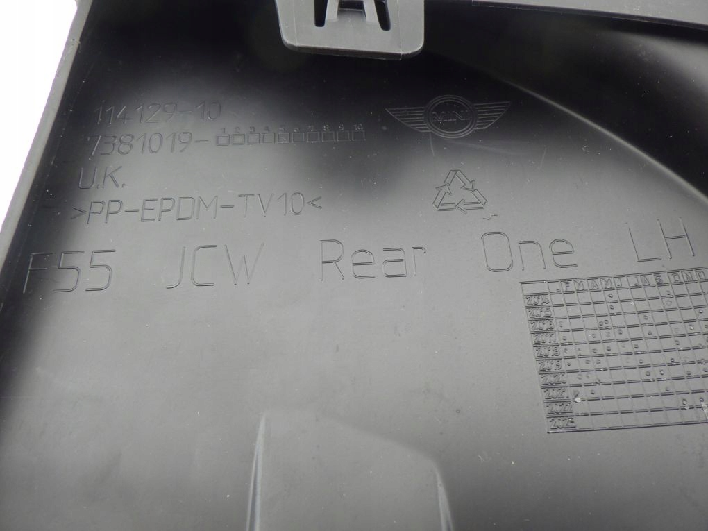 MINI COOPER JCW F55 WORKS spoiler bumper rear