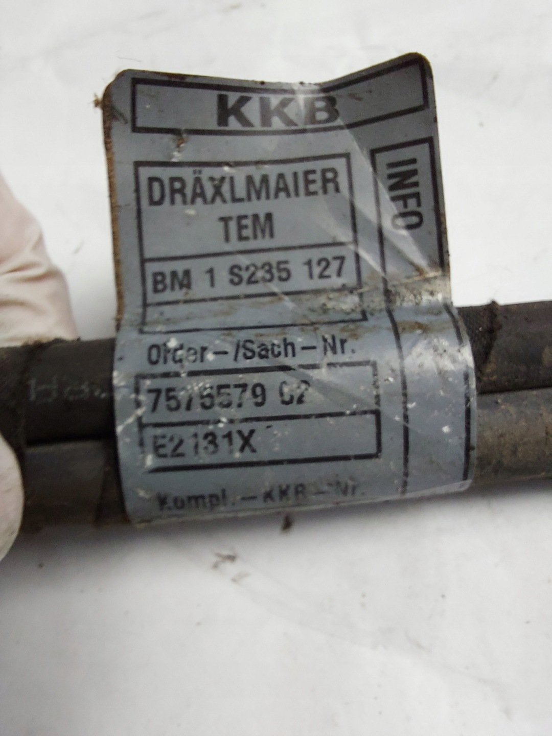 bundle wiring DYFRA MOSTU rear part BMW X5 E70 E71 OE