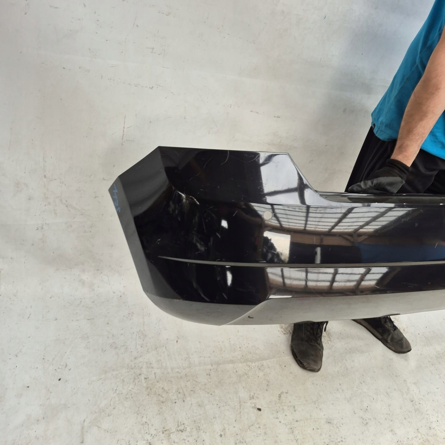 SKODA FABIA III 3 HB 14-18 bumper rear part rear PDC