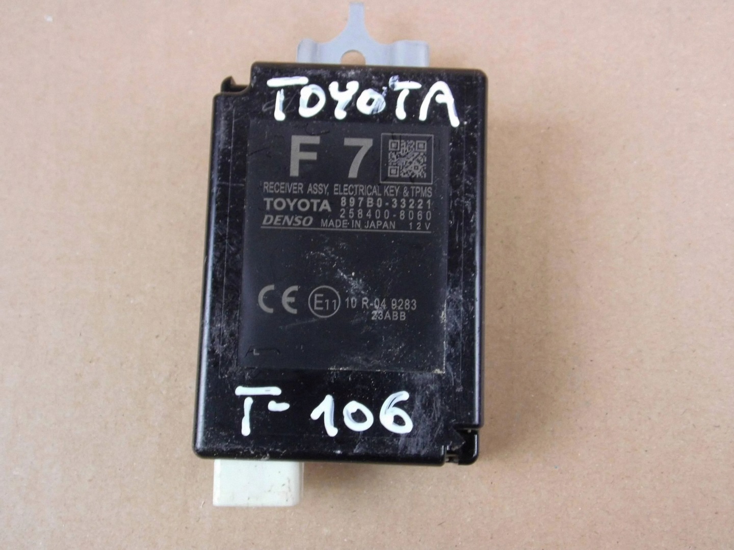 Toyota Camry 2018+ module control unit KEY TPMS 897B0-33221