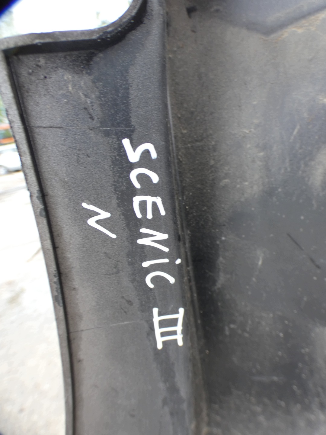 RENAULT SCENIC III 2009R- bumper rear part rear grey