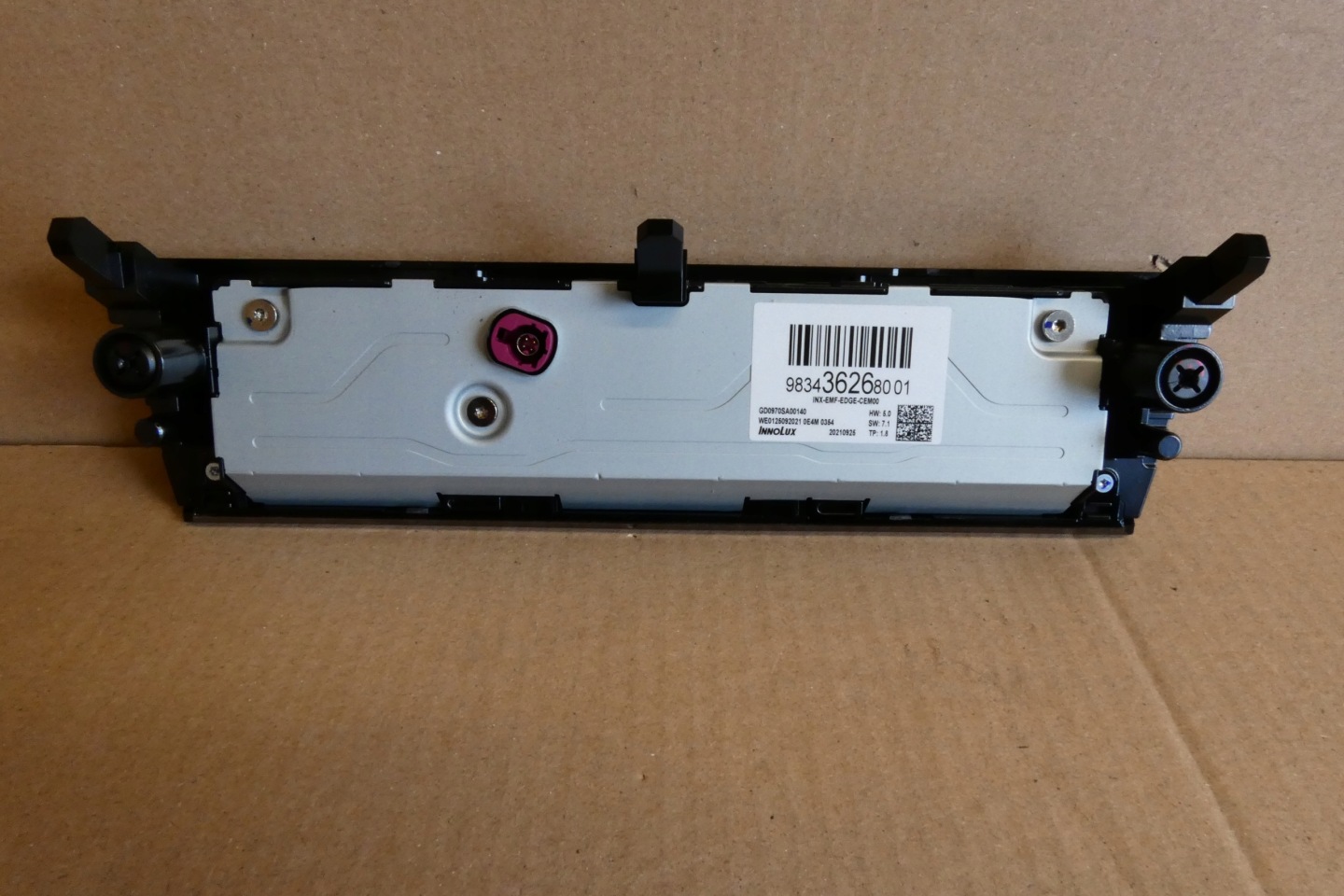 display control panel 308 III T10 9837654580 9834362680 98350200ZD