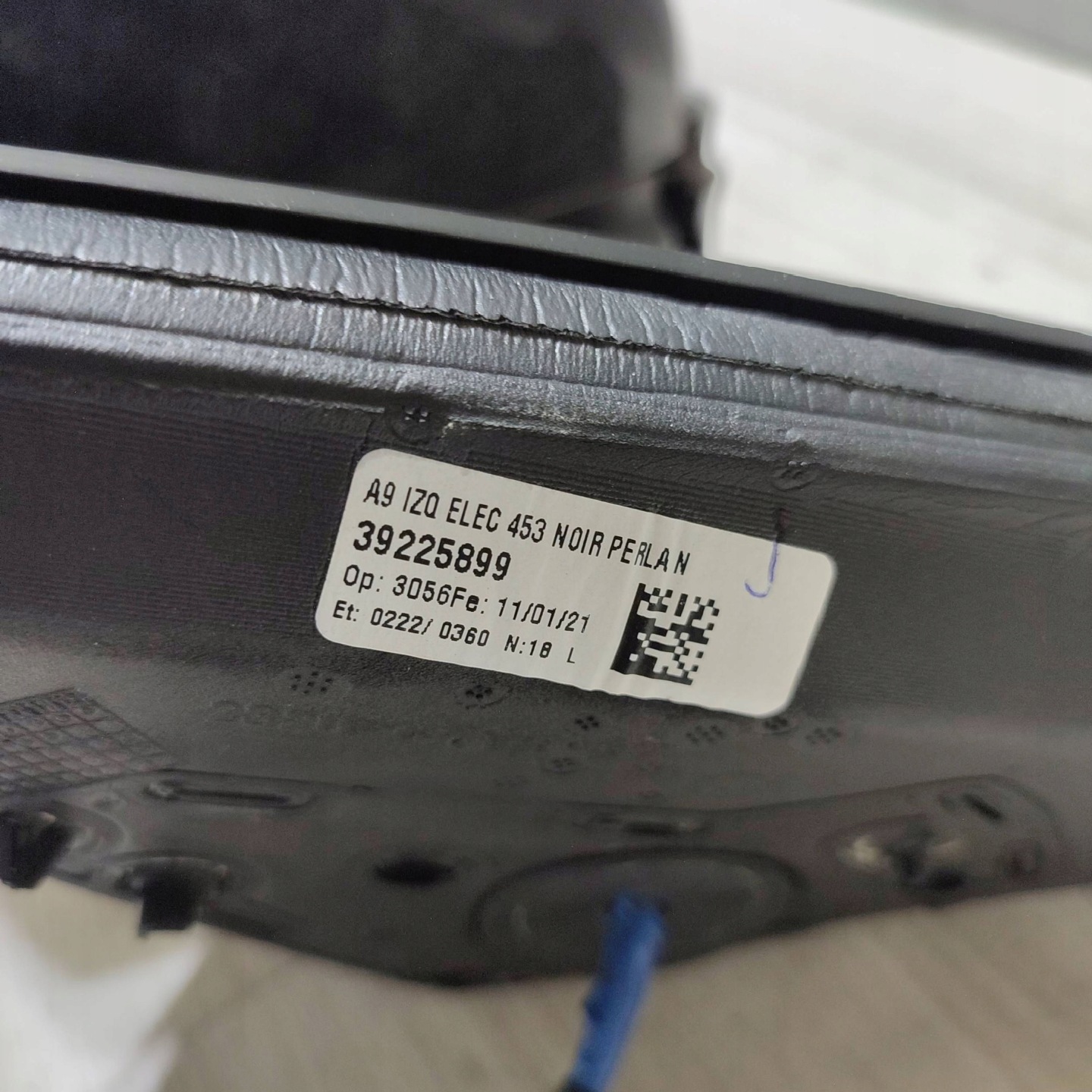 electrics mirror side left side Opel Corsa F 39225899