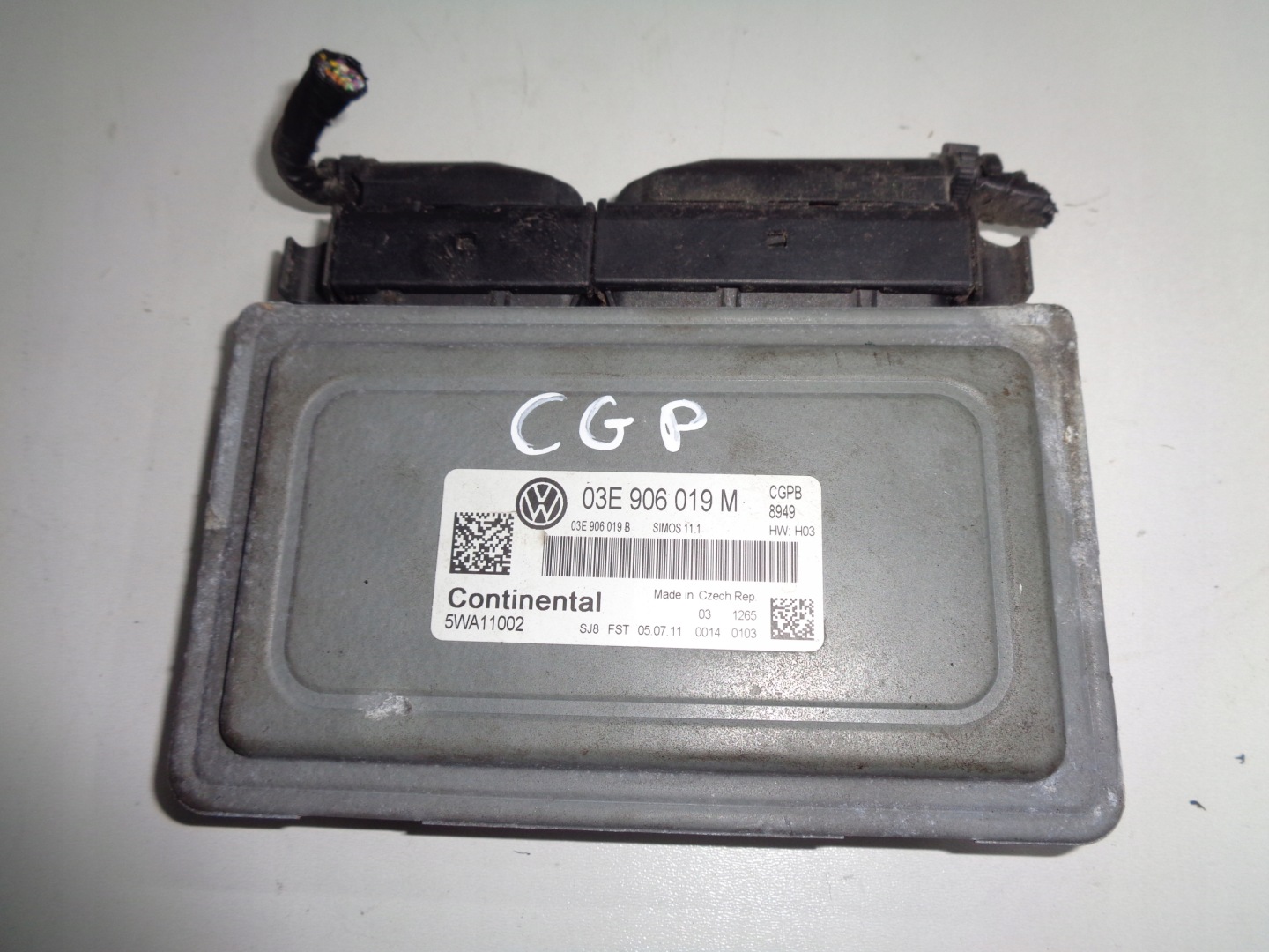 POLO 6R 1,2 12V CGP computer control unit of the engine
