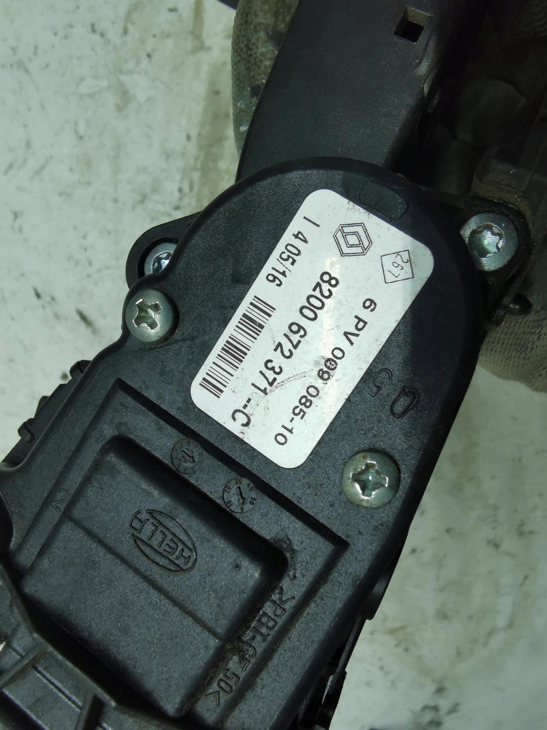 potentiometer Gas RENAULT MASTER III 8200672371