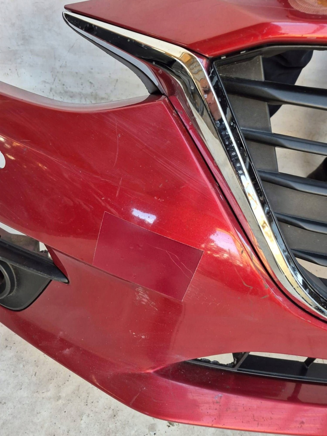 MAZDA 3 III BM 13- bumper front front grill grid 4XPDC BHN1-50031