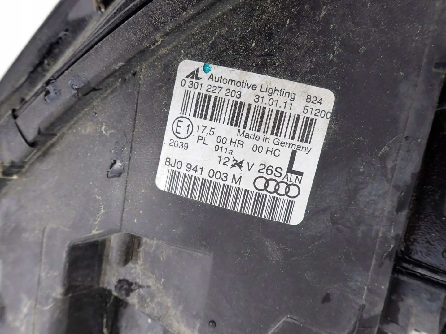 AUDI TT 8J 06-14 light left front front