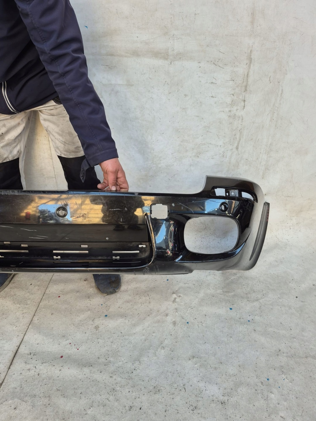 BMW X5 II 2 E70 m-packet 06-13 bumper rear part rear PDC