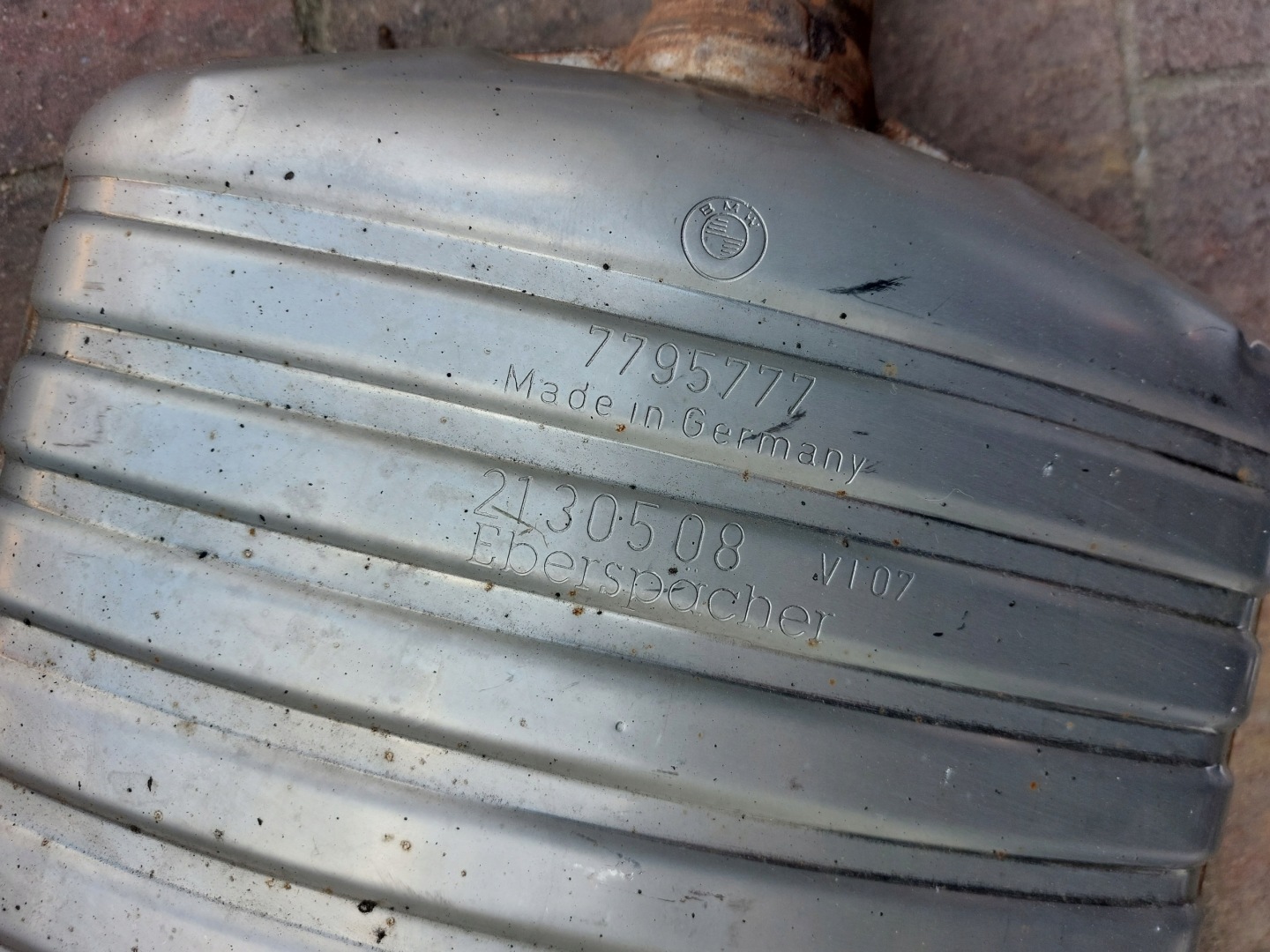 muffler, exhaust BMW E90 DIESEL 7795776 7795777