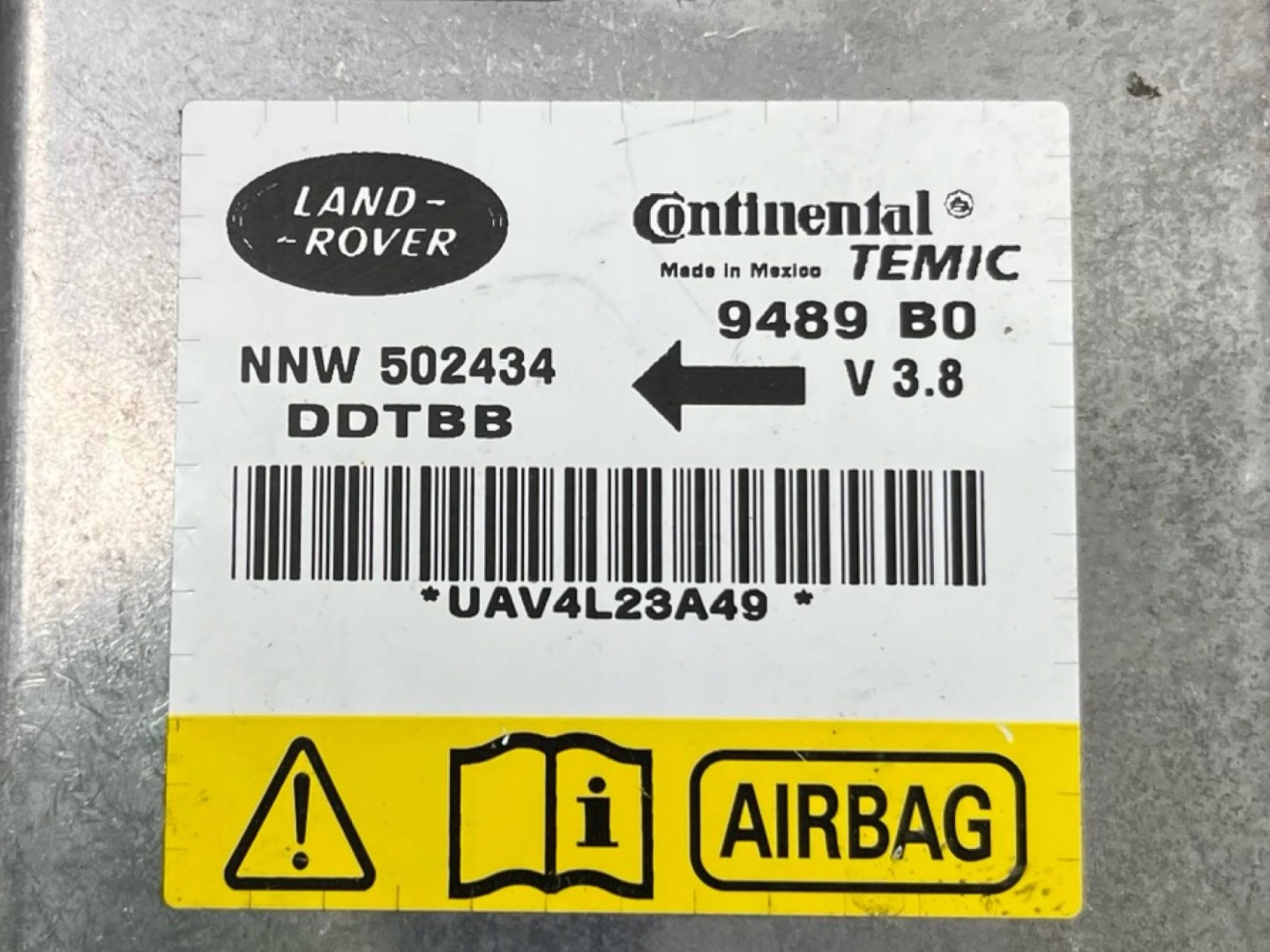 modulo airbag Land Rover Discovery 3 L319 2005 NNW502434