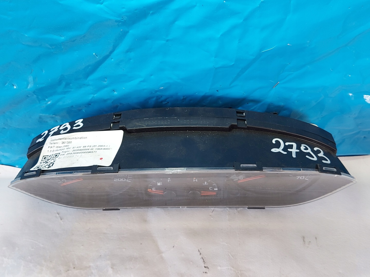 dials clock FIAT IDEA 1.3 MJTD 735364160