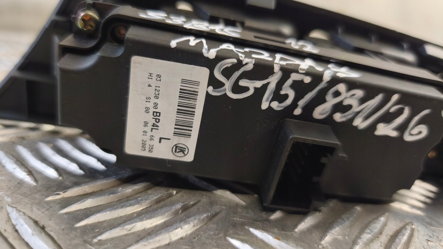 PANEL window control switch MAZDA 3 2005r 03123000