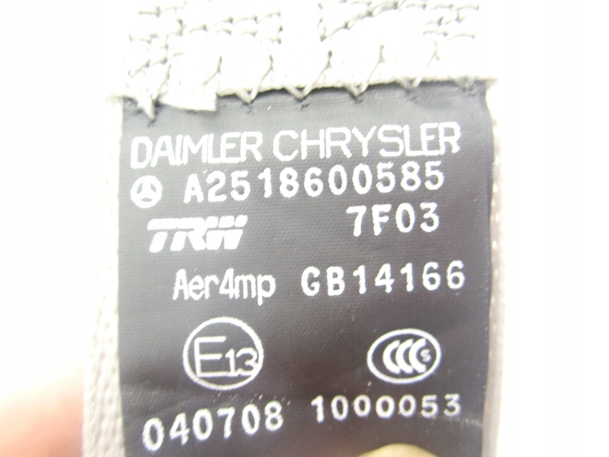 GURTEN SICHERHEITS HINTEN HECK LINKS MERCEDES W251