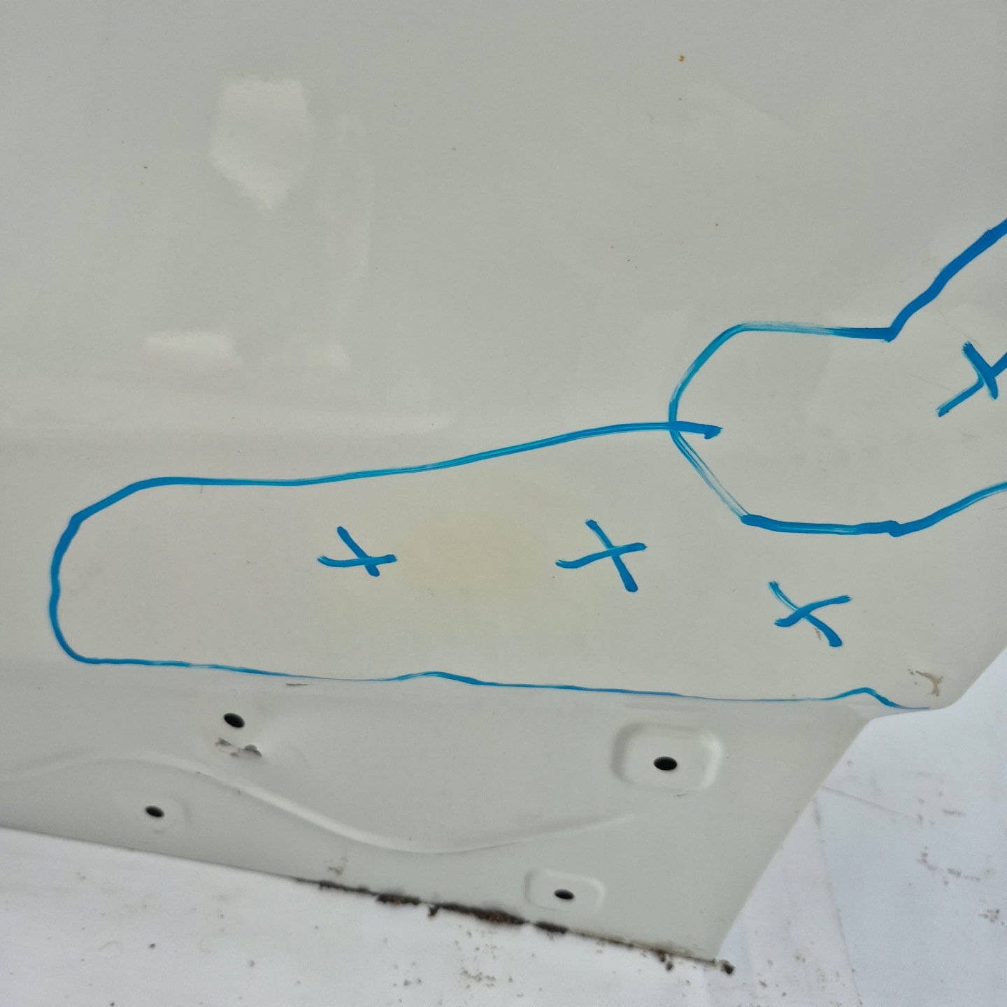 BMW X2 F39 18- door left rear part rear.