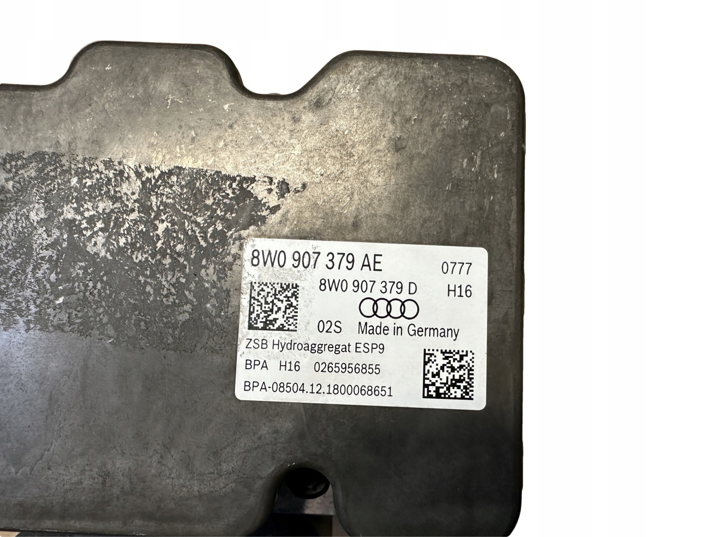 AUDI A4 A5 8W B9 control unit brake booster ABS 8W0907379AE