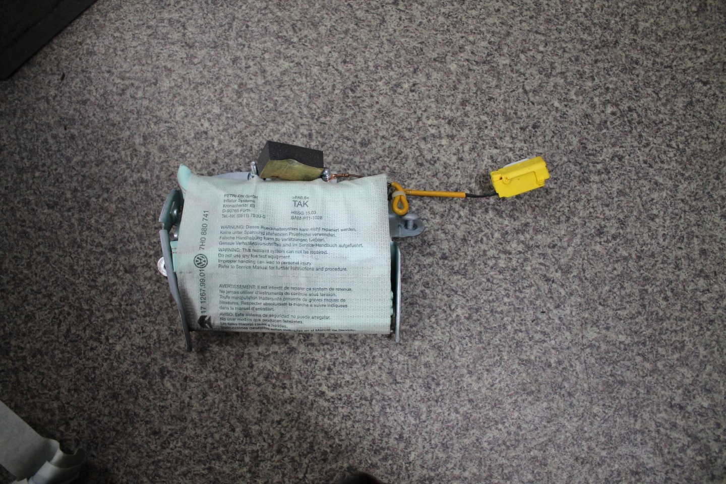 Dachvorhang Airbag AIR BAG VW T5 7H0880741D