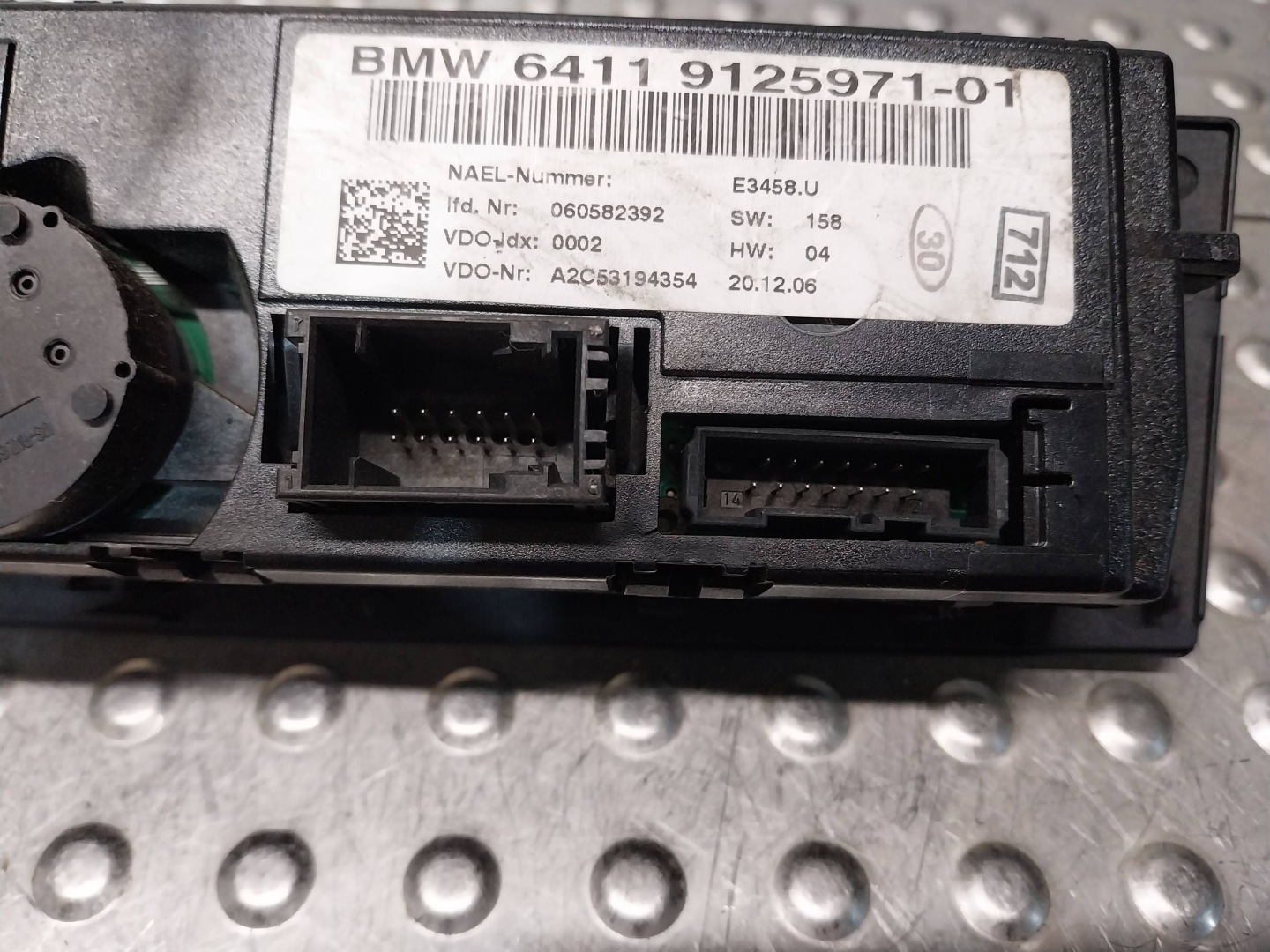 PANEL klími klimatizaci 9125971 BMW E92 E93