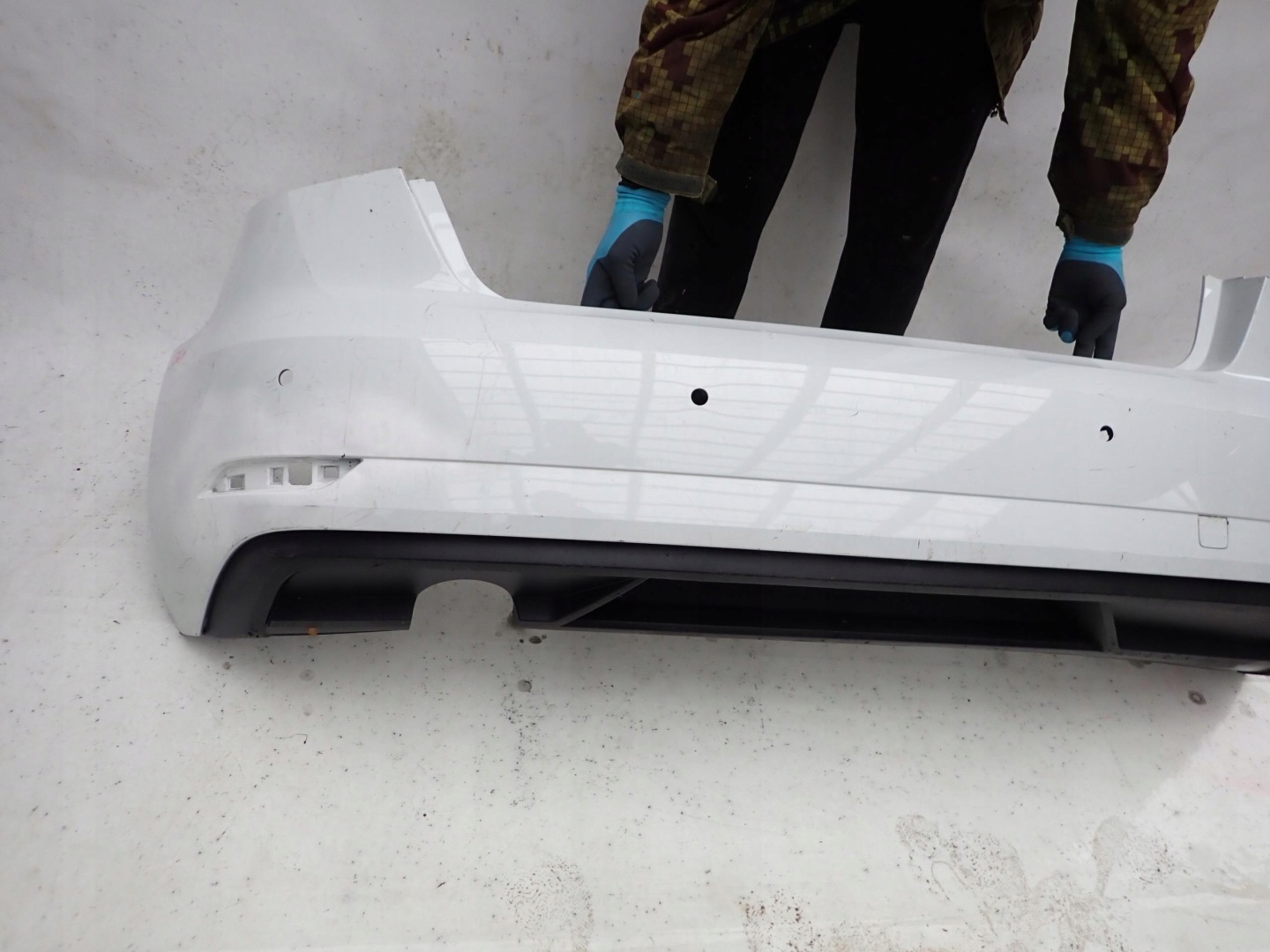 AUDI A3 8V3 3D LIFT 17- bumper rear part rear PDC