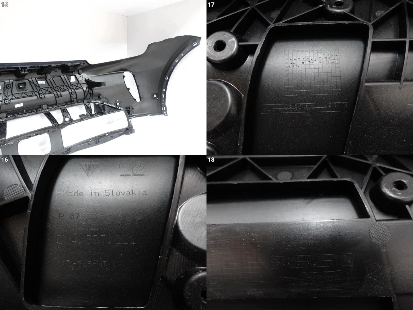 PORSCHE CAYENNE 9Y4 IV 4 E4 ELECTRIC 26- bumper BUMPER console front
