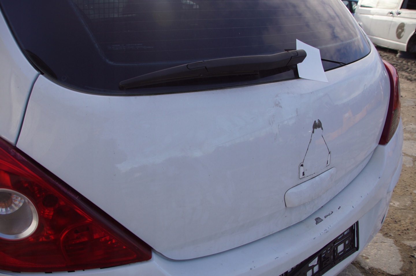 trunk door boot OPEL CORSA D 3D HB