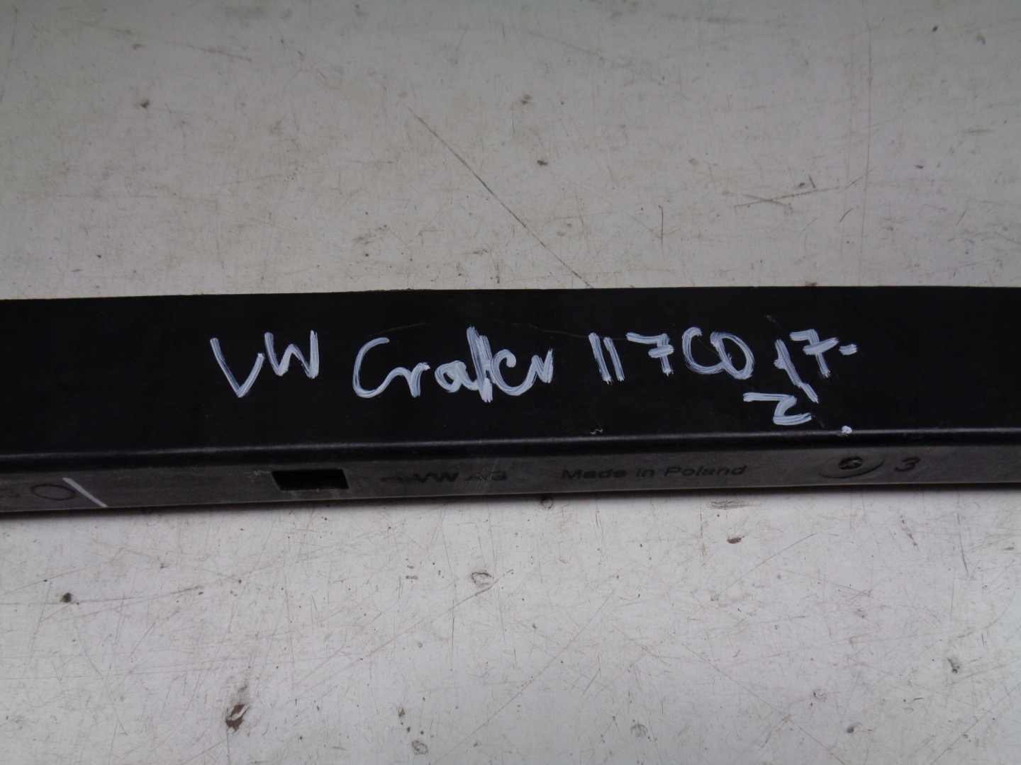 bar, wall front VW CRAFTER II 7C 7C0 17- MAN TGE