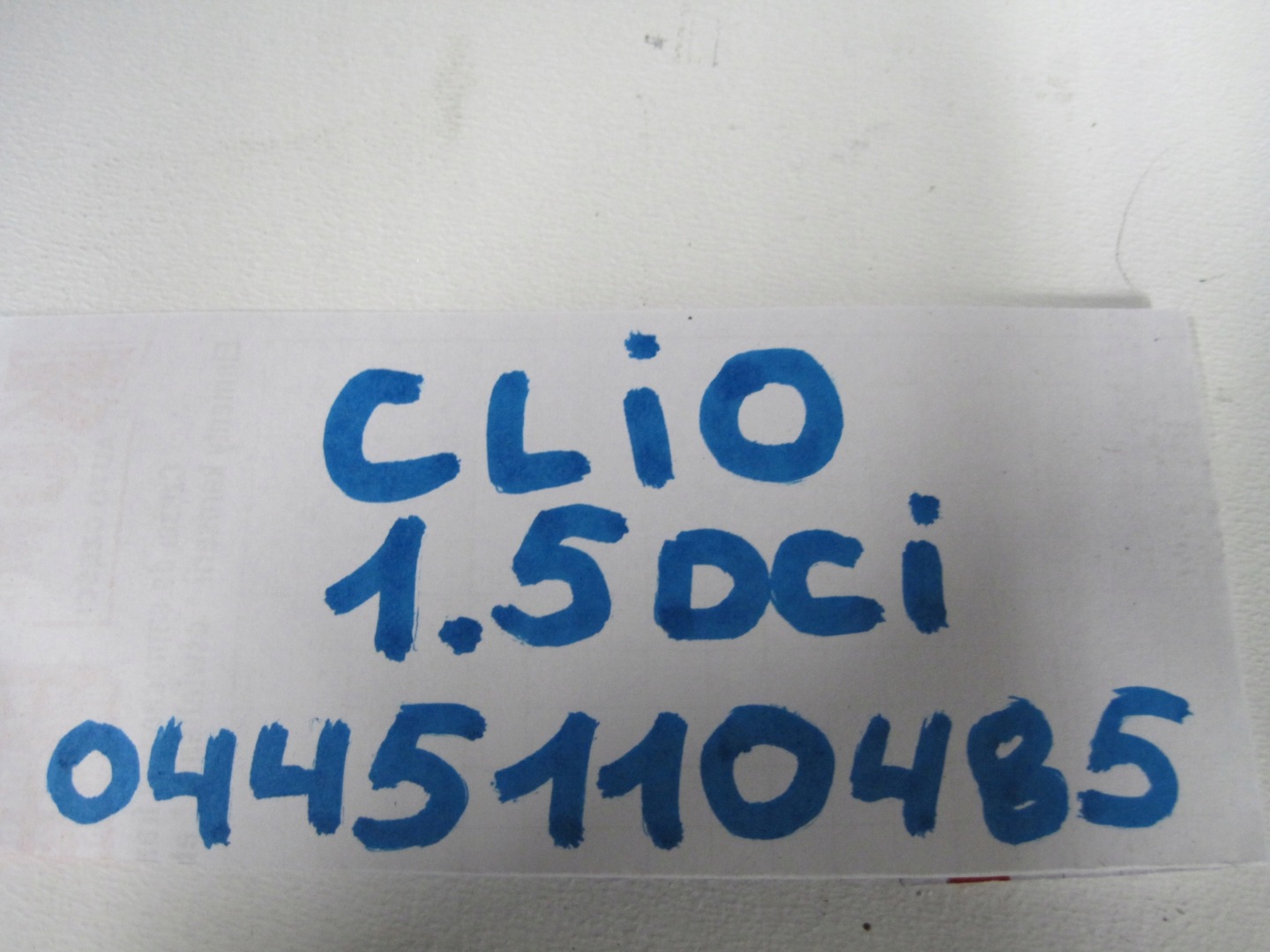 nozzle injector nozzles RENAULT CLIO 1,5DCI 0445110485