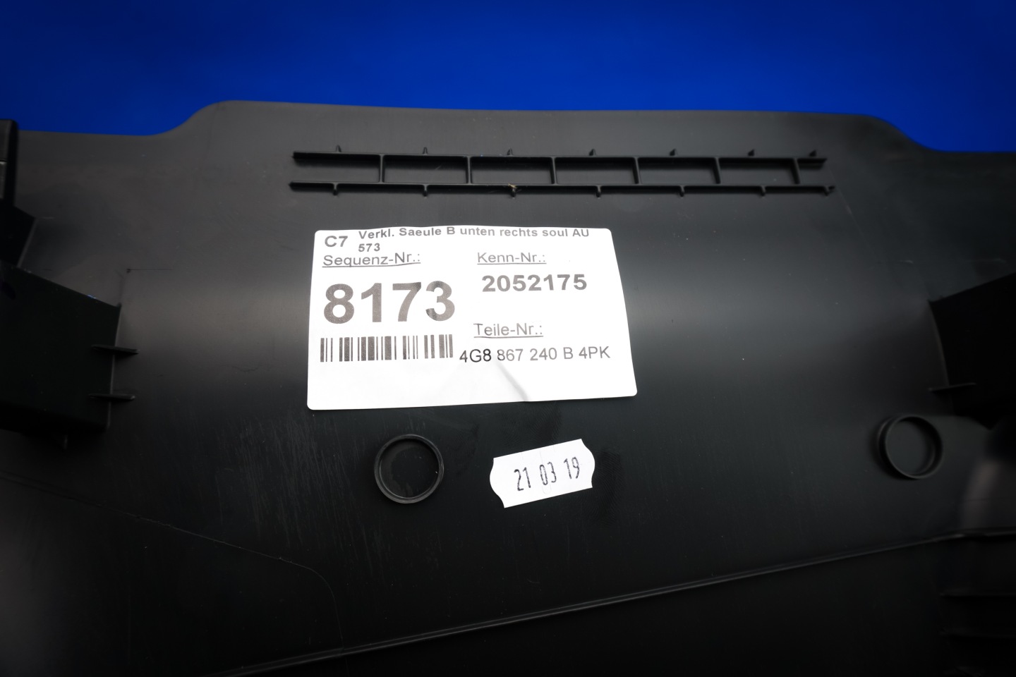 cover side slupka Audi A7 S7 RS7 4G8867240B