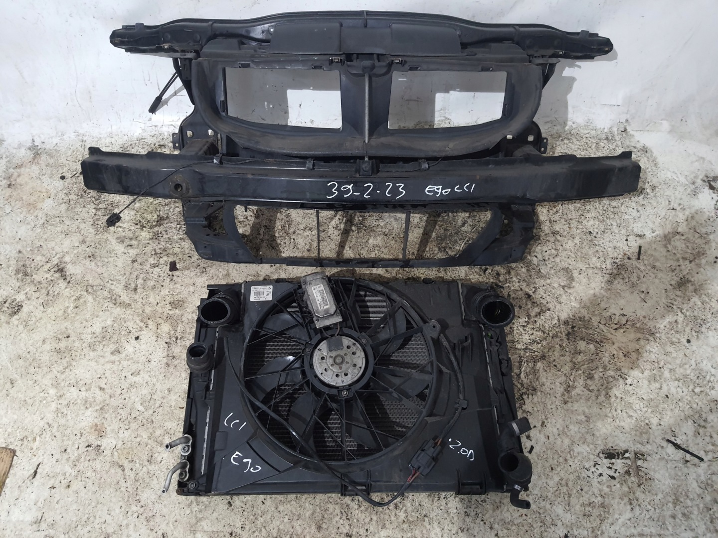 BMW 3 E90 LCI 08-12 support panel for radiators DIESEL