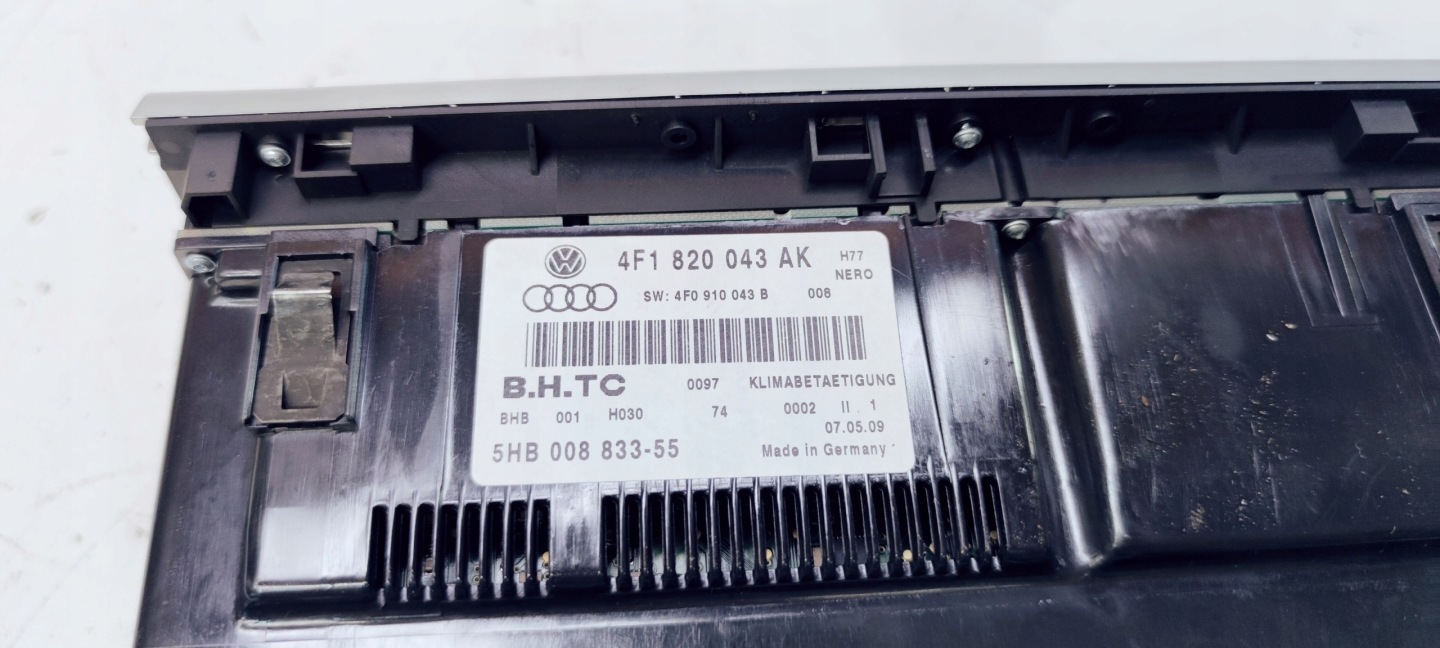 PANEL KLIMATRONIK AUDI A6 C6 LIFT 4F1820043AK