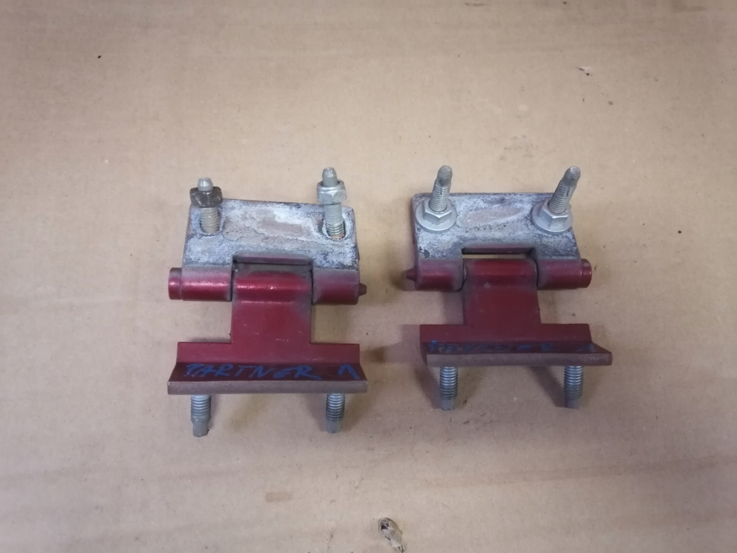 hinges bonnet rear part boot KPL PEUGEOT PARTNER and